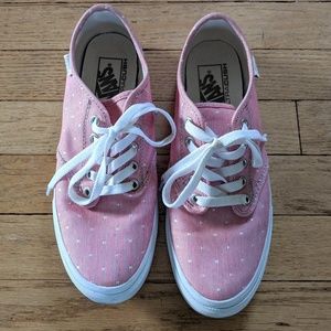 Red & White Striped Vans